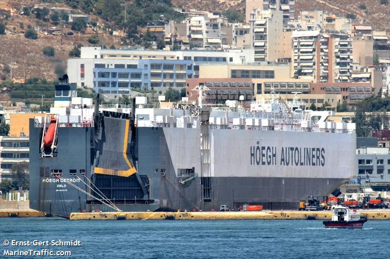 hoegh detroit (Vehicles Carrier) - IMO 9312470, MMSI 257869000, Call Sign LAHE6 under the flag of Norway