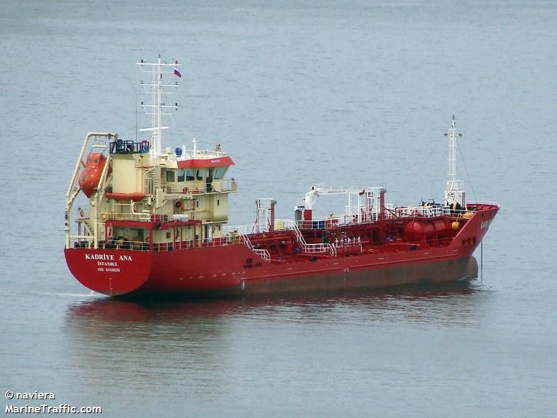 kadriye ana (Chemical/Oil Products Tanker) - IMO 9449235, MMSI 271040291, Call Sign TCXH4 under the flag of Turkey
