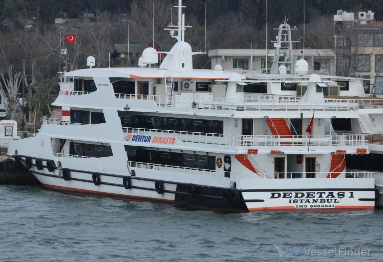 dedetas 1 (Passenger Ship) - IMO 9604641, MMSI 271043854, Call Sign TCA3159 under the flag of Turkey