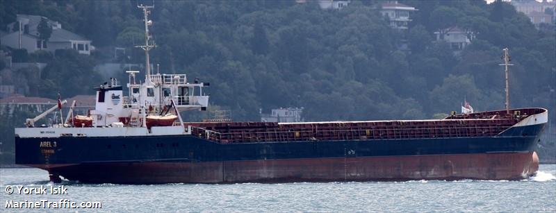 arel 3 (General Cargo Ship) - IMO 8504246, MMSI 271044386, Call Sign TCA3906 under the flag of Turkey