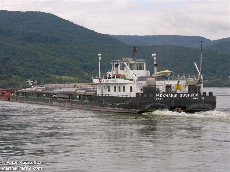 mekhanik sushkov (Tanker) - IMO , MMSI 272037500, Call Sign UVLC under the flag of Ukraine