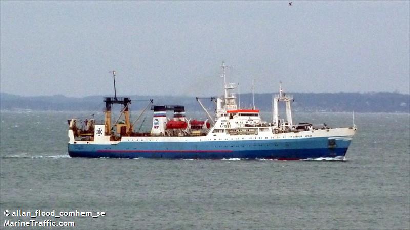 staryy arbat (Fish Factory Ship) - IMO 8721064, MMSI 273258100, Call Sign UDHL under the flag of Russia