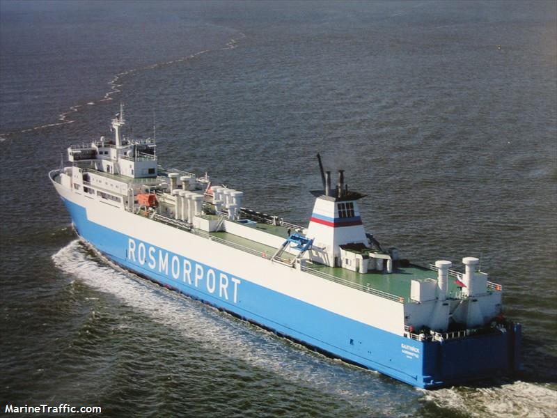 baltiysk (Ro-Ro Cargo Ship) - IMO 8318130, MMSI 273317640, Call Sign UHMA under the flag of Russia
