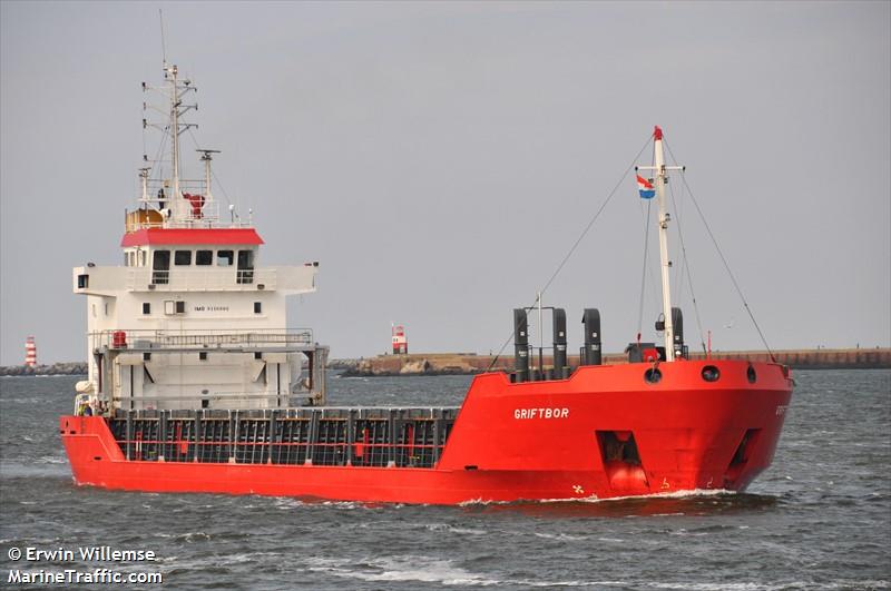 griftbor (General Cargo Ship) - IMO 9116008, MMSI 304050000, Call Sign V2QP9 under the flag of Antigua & Barbuda