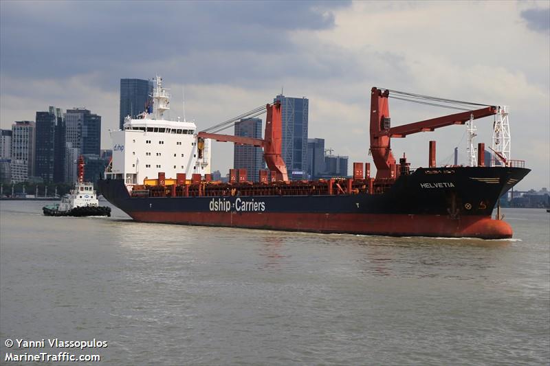 helvetia (General Cargo Ship) - IMO 9261085, MMSI 304789000, Call Sign V2CU6 under the flag of Antigua & Barbuda