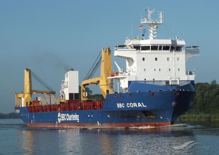 bbc coral (General Cargo Ship) - IMO 9563720, MMSI 305853000, Call Sign V2FY6 under the flag of Antigua & Barbuda