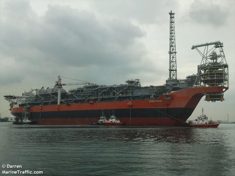 fpso psvm (Offshore Support Vessel) - IMO 9077800, MMSI 311010200, Call Sign C6XH9 under the flag of Bahamas