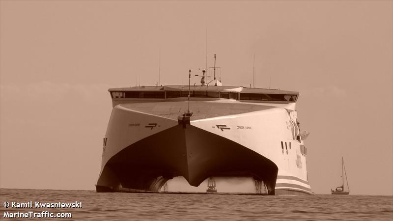 condor rapide (Passenger/Ro-Ro Cargo Ship) - IMO 9161560, MMSI 311036800, Call Sign C6YKK8 under the flag of Bahamas