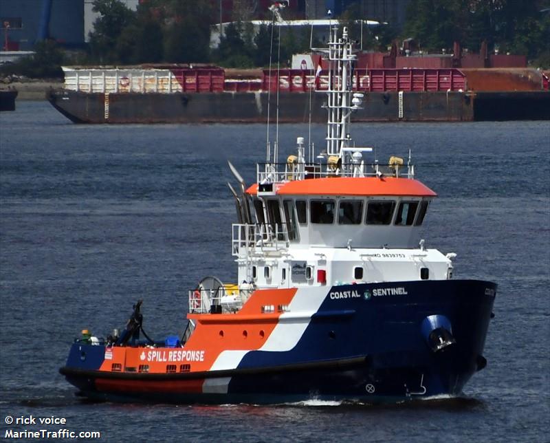 coastal sentinel (Pollution Control Vessel) - IMO 9839753, MMSI 316014840, Call Sign CFA2870 under the flag of Canada