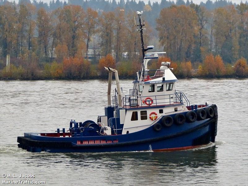 ocean defiant (Tug) - IMO , MMSI 316038834 under the flag of Canada