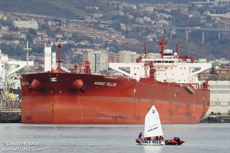 nordic tellus (Crude Oil Tanker) - IMO 9818230, MMSI 319131300, Call Sign ZGGV5 under the flag of Cayman Islands