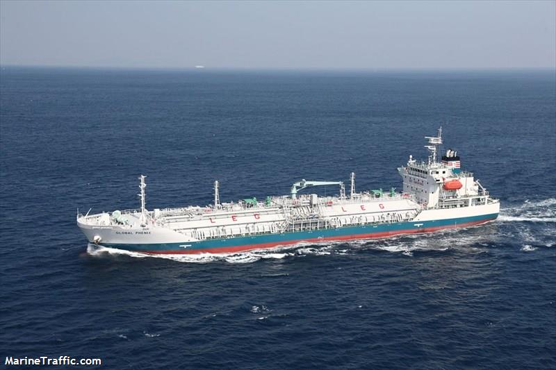 global phenix (LPG Tanker) - IMO 9552719, MMSI 355662000, Call Sign 3FZR3 under the flag of Panama