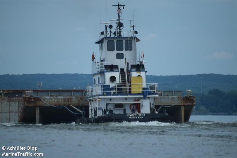 capt ted (Tug) - IMO , MMSI 367169710, Call Sign WDD6210 under the flag of United States (USA)