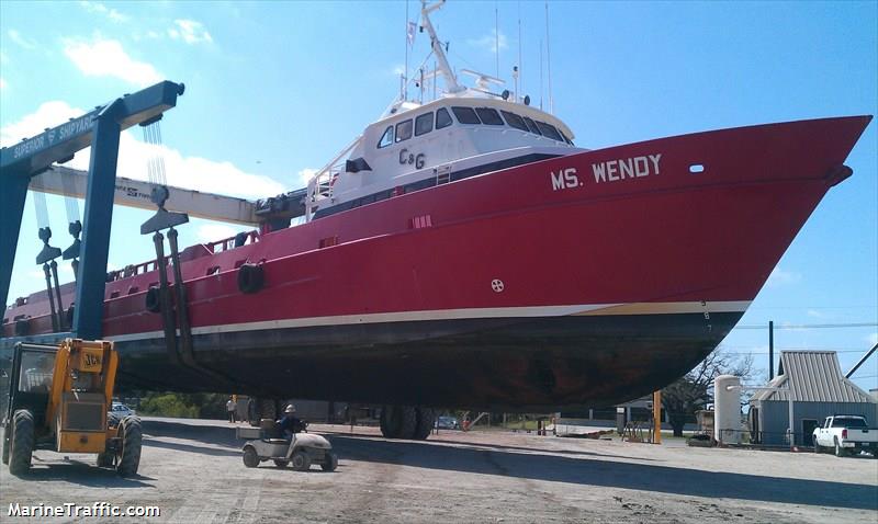 ms wendy (Passenger ship) - IMO , MMSI 367325730, Call Sign WDE2471 under the flag of United States (USA)