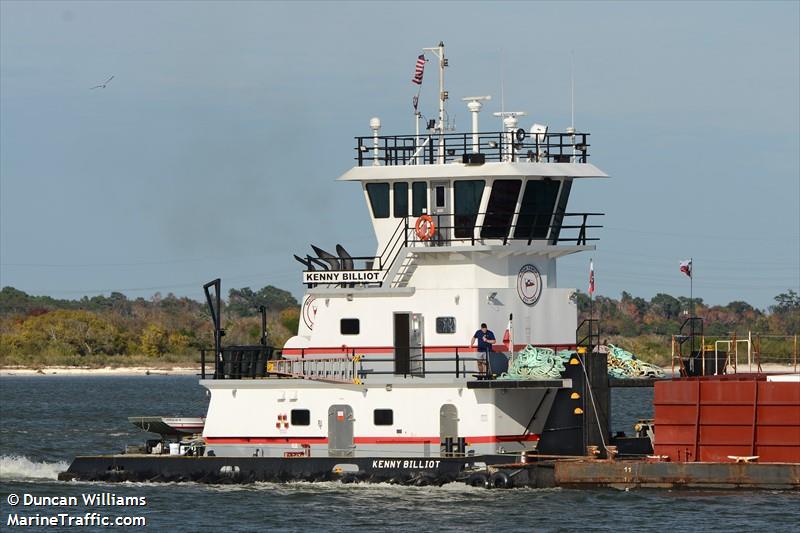 kenny billiot (Tug) - IMO , MMSI 367556670, Call Sign WDG6408 under the flag of United States (USA)