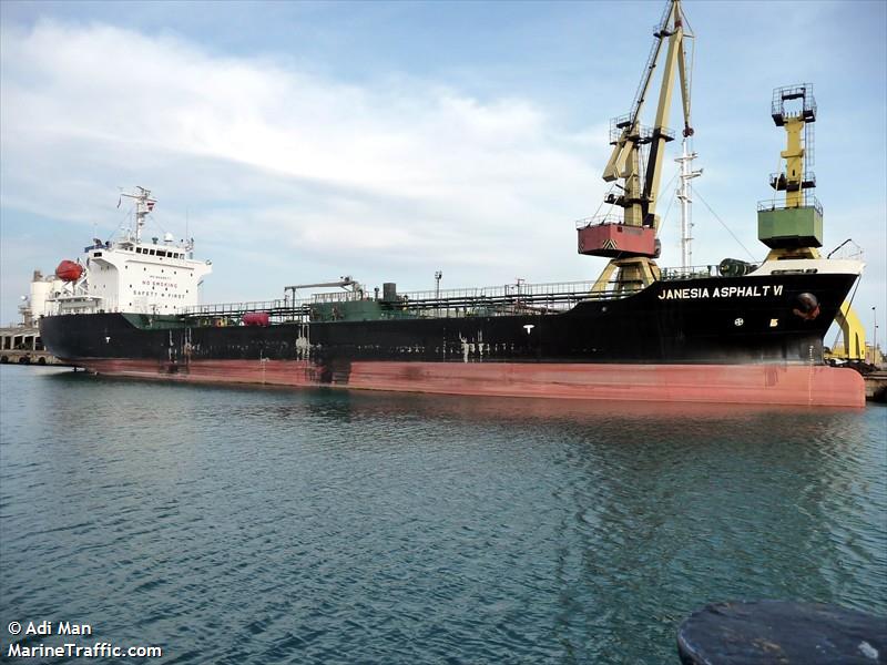 jane asphalt (Bitumen Tanker) - IMO 9459577, MMSI 370151000, Call Sign 3ERR7 under the flag of Panama