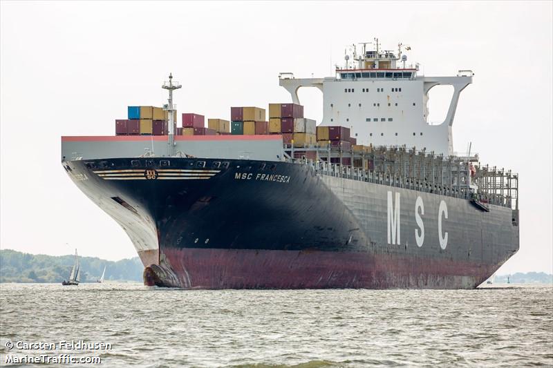 msc francesca (Container Ship) - IMO 9401116, MMSI 370993000, Call Sign 3FXI under the flag of Panama