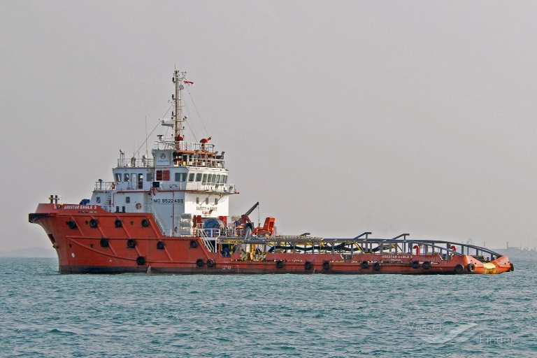 allianz eagle 2 (Offshore Tug/Supply Ship) - IMO 9522489, MMSI 375894000, Call Sign J8B5998 under the flag of St Vincent & Grenadines