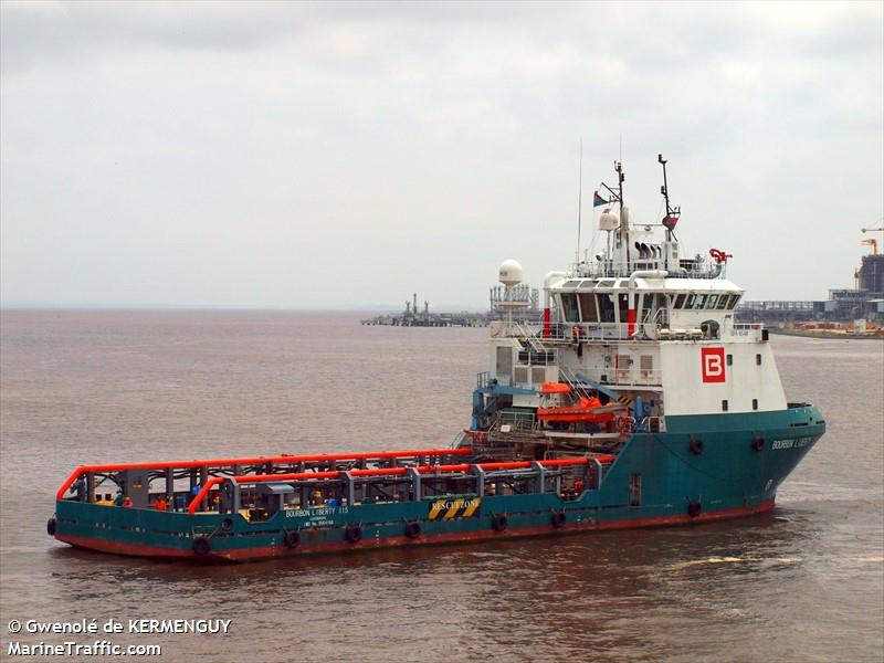 allianz liberty (Offshore Tug/Supply Ship) - IMO 9564188, MMSI 376145000, Call Sign J8B5986 under the flag of St Vincent & Grenadines