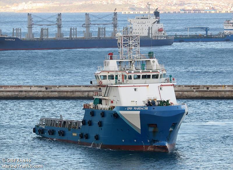 qms mariachi (Tug) - IMO , MMSI 376172000, Call Sign J8B5057 under the flag of St Vincent & Grenadines