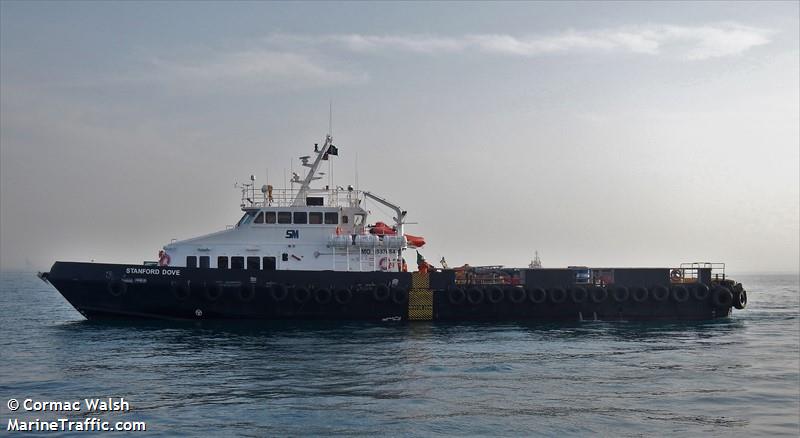 stanford dove (Offshore Tug/Supply Ship) - IMO 9537654, MMSI 377541000, Call Sign J8B3987 under the flag of St Vincent & Grenadines