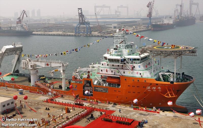 shen qian hao (Offshore Support Vessel) - IMO 9648570, MMSI 413046110, Call Sign BSIS under the flag of China