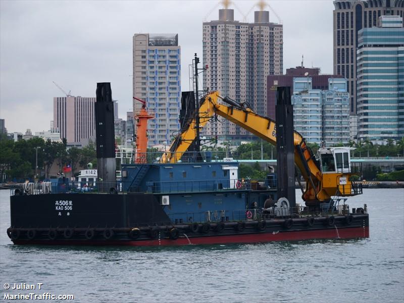 kao 506 (Dredging or UW ops) - IMO , MMSI 416015927 under the flag of Taiwan