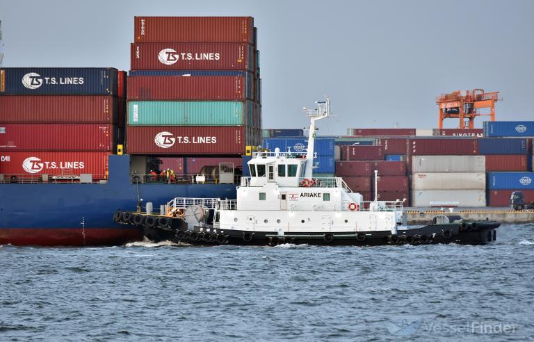 ariake maru (Tug) - IMO , MMSI 431011706, Call Sign JD4408 under the flag of Japan