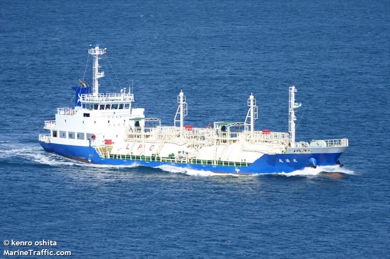 kotoku maru (LPG Tanker) - IMO , MMSI 431015126, Call Sign JD4750 under the flag of Japan