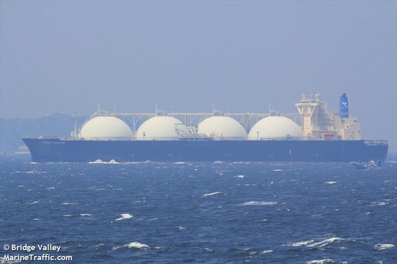 energy frontier (LNG Tanker) - IMO 9245720, MMSI 432420000, Call Sign JPTX under the flag of Japan