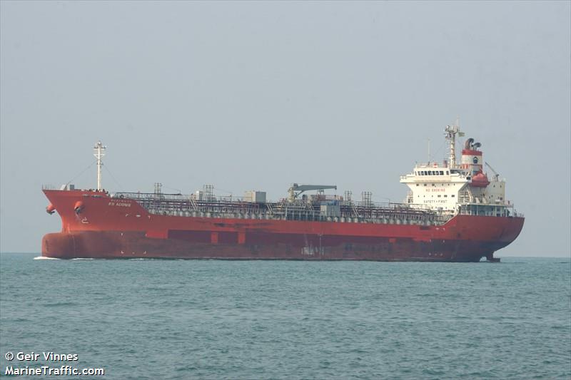 ks adonis (Chemical/Oil Products Tanker) - IMO 9276286, MMSI 440777000, Call Sign D7ST under the flag of Korea