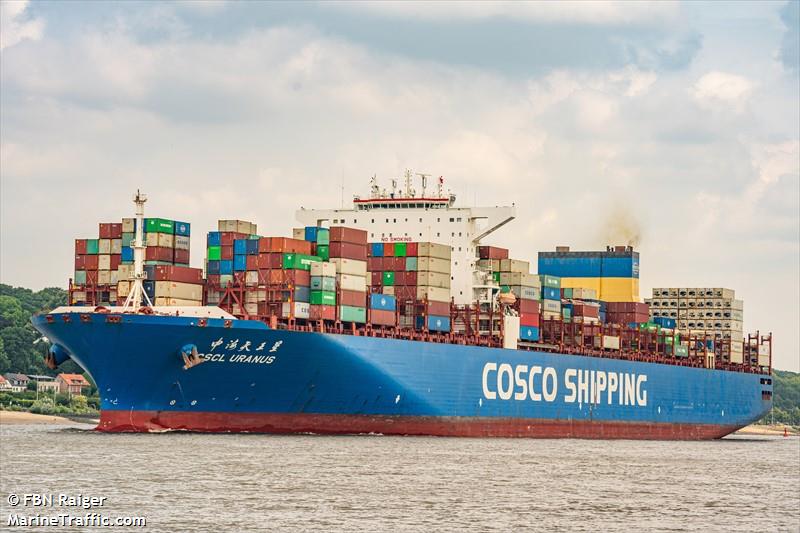 cscl uranus (Container Ship) - IMO 9467304, MMSI 477423800, Call Sign VRKD5 under the flag of Hong Kong