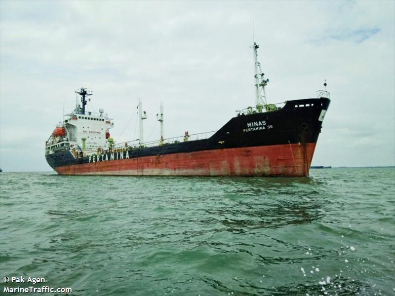 mt minas (Oil Products Tanker) - IMO 8211239, MMSI 525008003, Call Sign YDMS under the flag of Indonesia