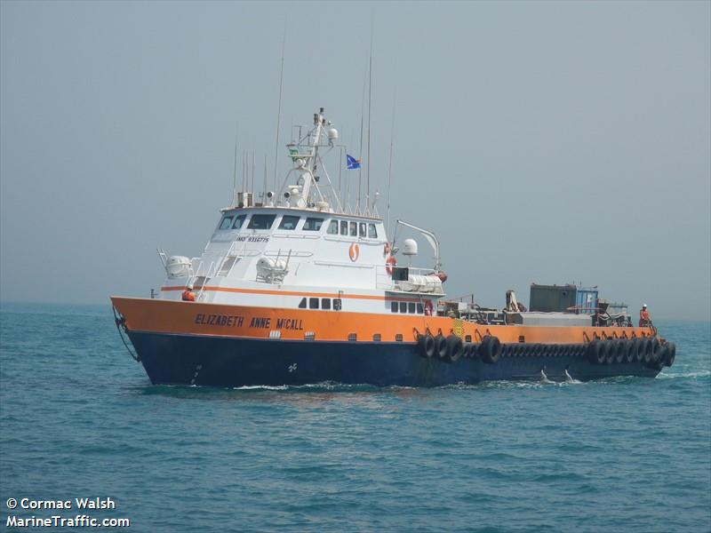 allianz elizabeth (Crew Boat) - IMO 9316775, MMSI 538003000, Call Sign V7NQ4 under the flag of Marshall Islands