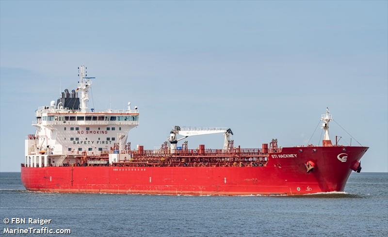 sti hackney (Chemical/Oil Products Tanker) - IMO 9686883, MMSI 538005401, Call Sign V7DM6 under the flag of Marshall Islands