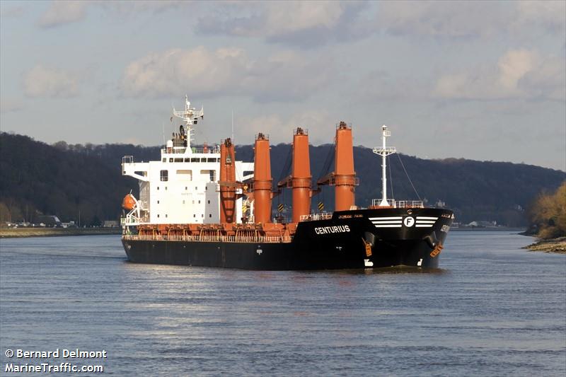 centurius (General Cargo Ship) - IMO 9712618, MMSI 538006206, Call Sign V7KT7 under the flag of Marshall Islands