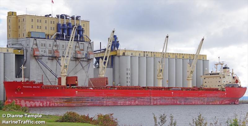 federal baltic (Bulk Carrier) - IMO 9697806, MMSI 538006278, Call Sign V7DS8 under the flag of Marshall Islands