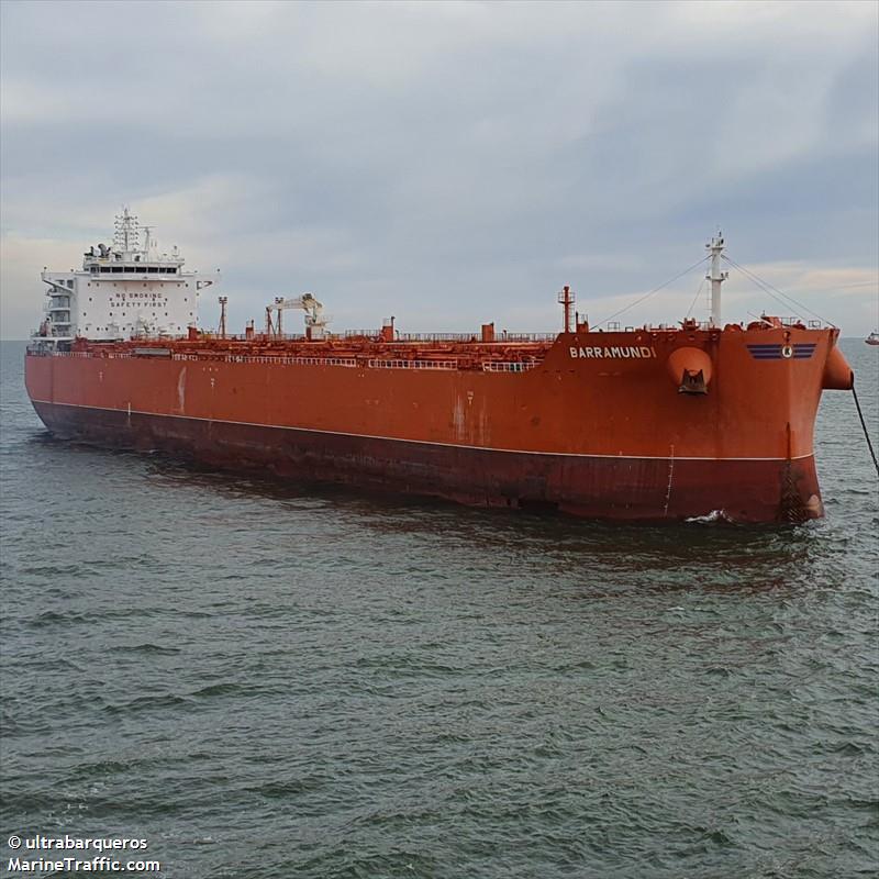 barramundi (Bulk/Oil Carrier) - IMO 9813113, MMSI 538008009, Call Sign V7QX3 under the flag of Marshall Islands