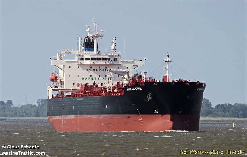 aegean star (Chemical/Oil Products Tanker) - IMO 9828900, MMSI 538008154, Call Sign V7A2021 under the flag of Marshall Islands