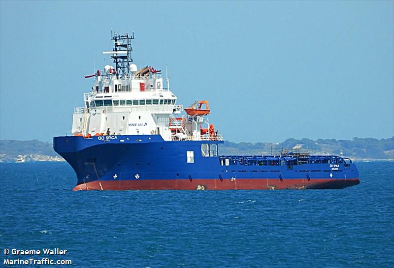 go spica (Offshore Tug/Supply Ship) - IMO 9417402, MMSI 538008898, Call Sign V7A2885 under the flag of Marshall Islands