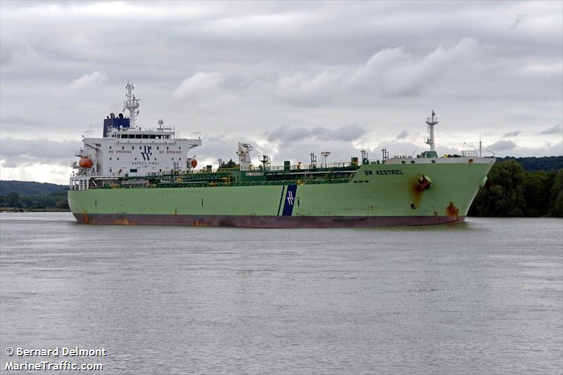 bw kestrel (Chemical/Oil Products Tanker) - IMO 9607203, MMSI 566556000, Call Sign 9V2921 under the flag of Singapore