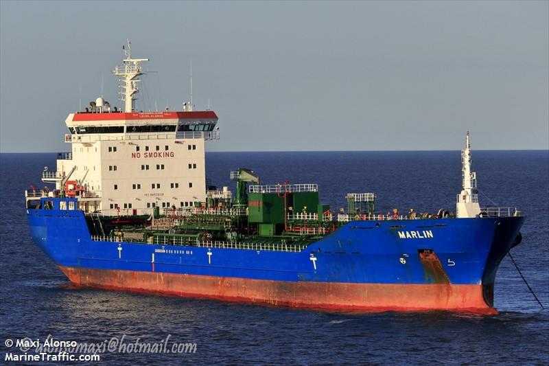 marlin (Chemical/Oil Products Tanker) - IMO 9453638, MMSI 636014716, Call Sign A8WC9 under the flag of Liberia