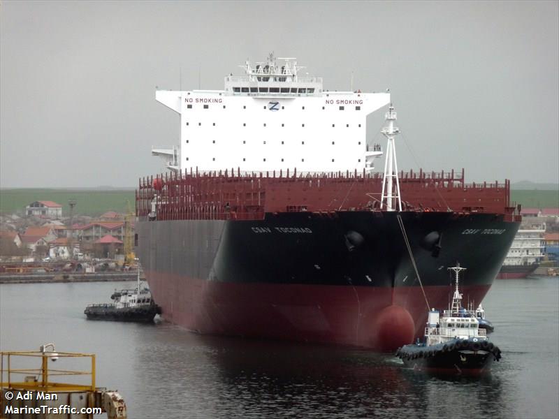 csav toconao (Container Ship) - IMO 9627899, MMSI 636015980, Call Sign D5DV4 under the flag of Liberia