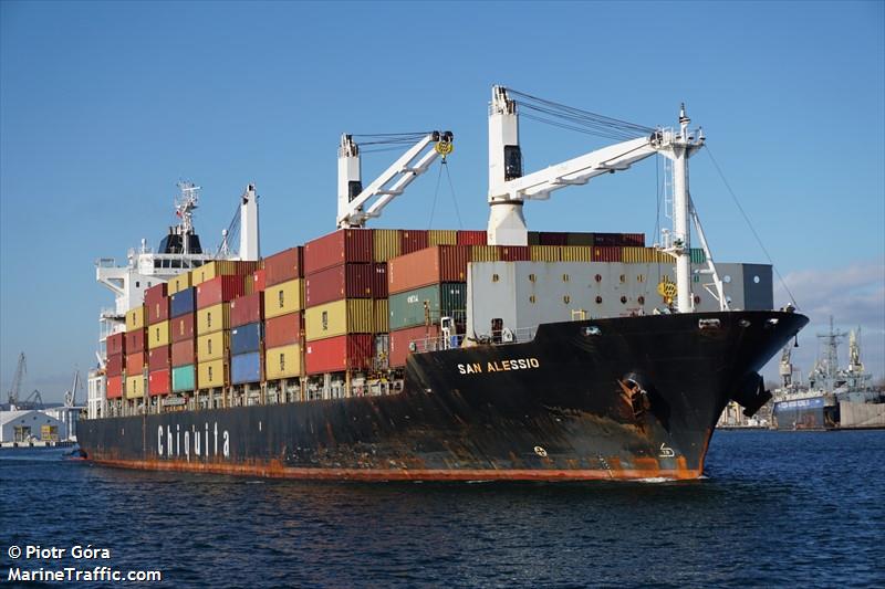 san alessio (Container Ship) - IMO 9347293, MMSI 636016651, Call Sign A8PG8 under the flag of Liberia