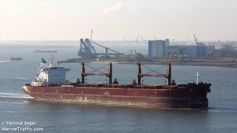 alberta (Bulk Carrier) - IMO 9729568, MMSI 636016972, Call Sign D5IR2 under the flag of Liberia