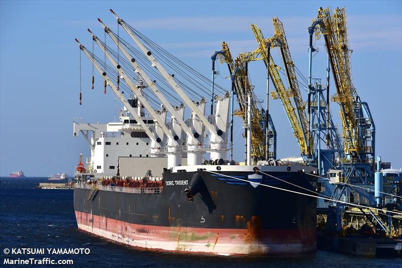 doric trident (Bulk Carrier) - IMO 9728150, MMSI 636017242, Call Sign D5JY4 under the flag of Liberia