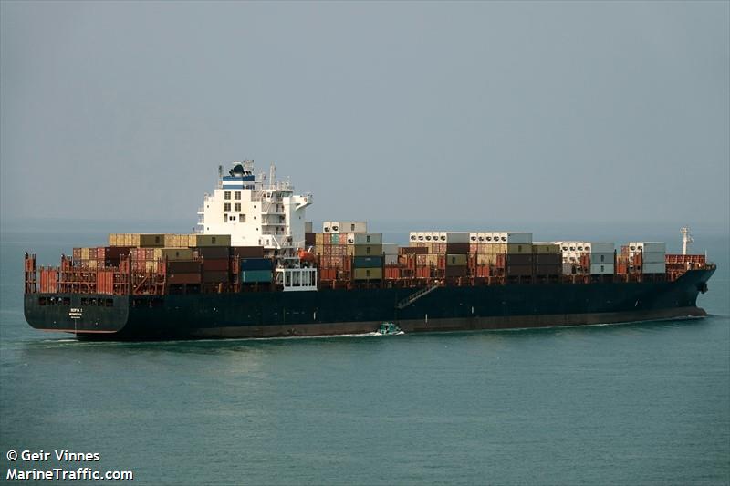 sofia i (Container Ship) - IMO 9426805, MMSI 636017515, Call Sign A8VA4 under the flag of Liberia