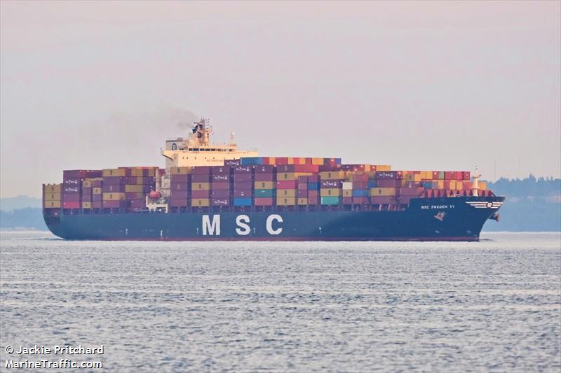 e. r. sweden (Container Ship) - IMO 9231262, MMSI 636018242, Call Sign A8JX8 under the flag of Liberia