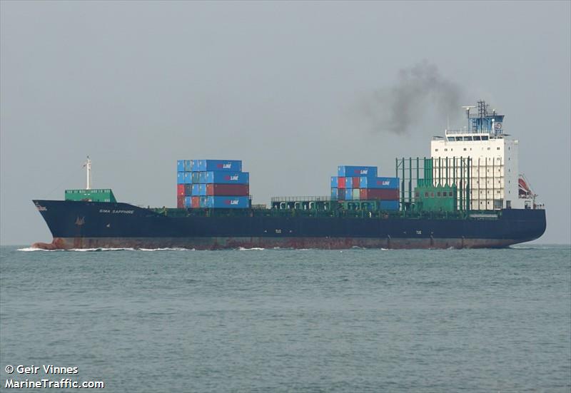 as roberta (Container Ship) - IMO 9330903, MMSI 636092839, Call Sign D5QK7 under the flag of Liberia