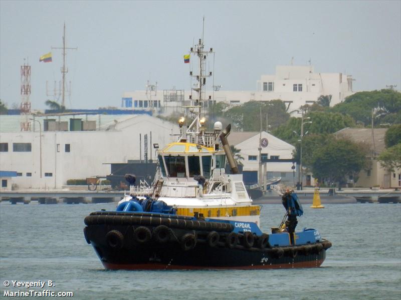capidahl (Tug) - IMO 9515058, MMSI 730072000, Call Sign HKCF7 under the flag of Colombia